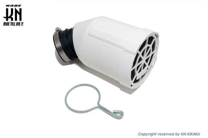 DOPPLER 汎用エアフィルターBOX【ホワイト】venturi【35mm】