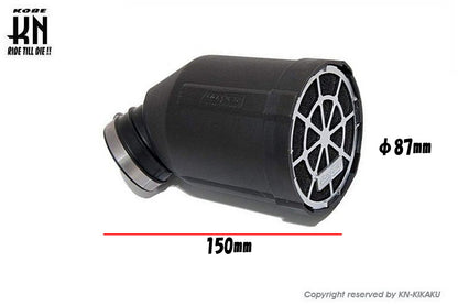 DOPPLER 汎用エアフィルターBOX【レッド】venturi【35mm】