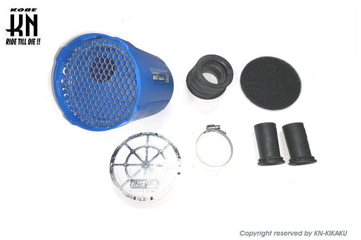 DOPPLER 汎用エアフィルターBOX【ホワイト】venturi【35mm】