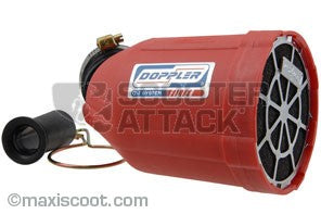 DOPPLER 汎用エアフィルターBOX【レッド】venturi【35mm】