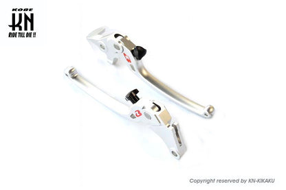 RCB アルミ調整式ブレーキレバー【GSX125/150】S3シリーズ【シルバー】