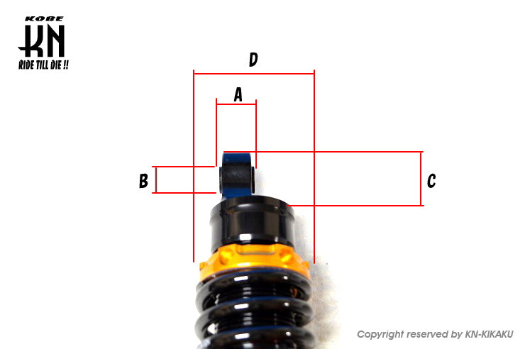 スーパーショック2 【減衰調整付】ブラック 245mm
