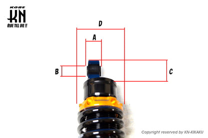 スーパーショック2 【減衰調整付】レッド 230mm