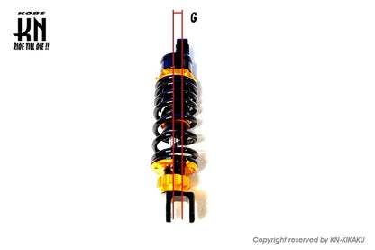 スーパーショック2 【減衰調整付】ブラック 230mm
