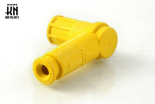 NCY 汎用プラグキャップ 90度 【イエロー】