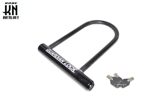 U字ロック　ブラック　【ガーディアンブロック】