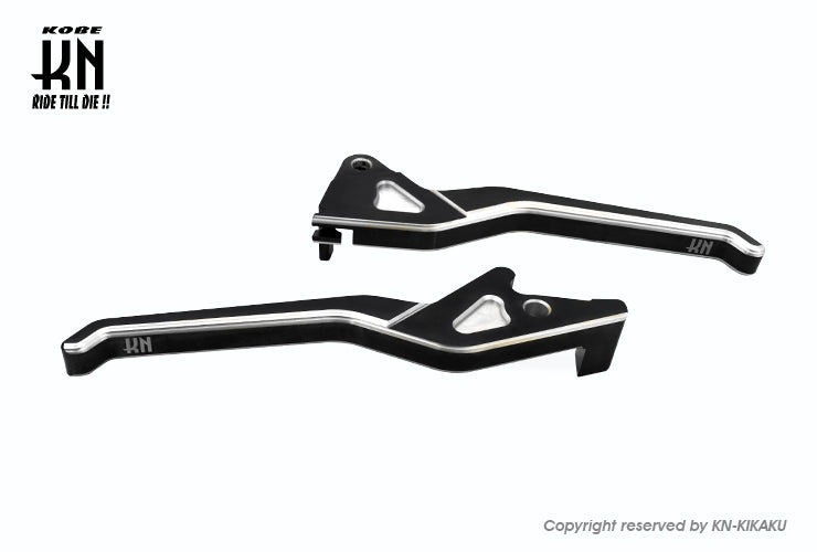 KNデュアルカラーレバー2 【ブラック/シルバー】