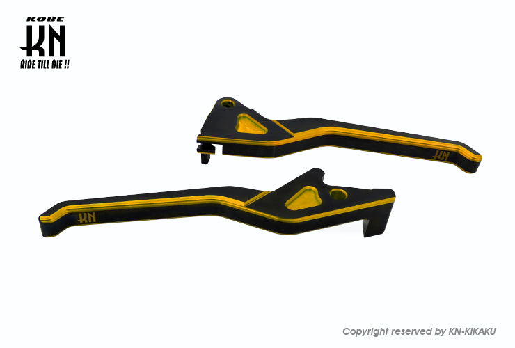 KNデュアルカラーレバー2 【ブラック/ゴールド】