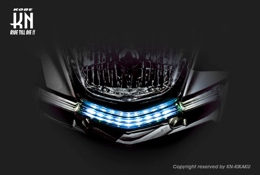 KOSO LED DAY LIGHT KIT【シグナスX4型】フロントセンター【ブルー】