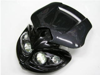 カーボンタイプ　モトクロスカウル 四灯