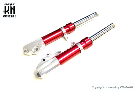 アルミ削り出し フロントフォーク 【アドレスV125】レッド