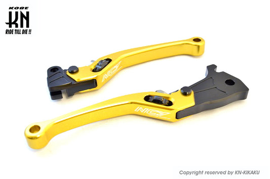 NCY 調整式ブレーキレバー【Gアクシス/BWS100/BWS125】ゴールド