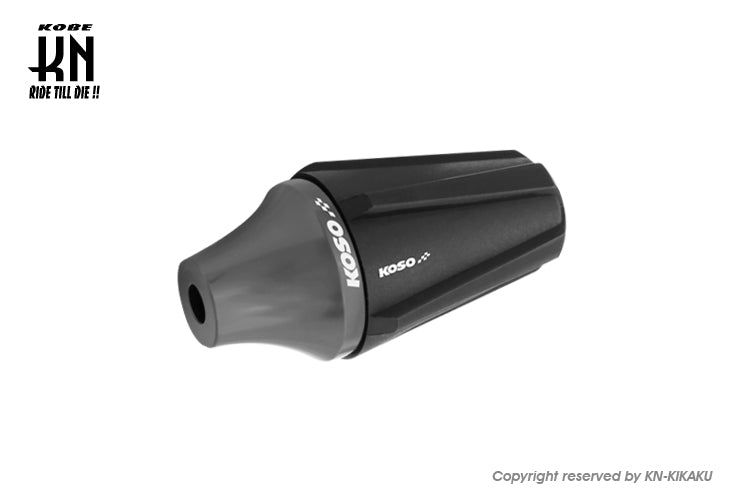 KOSO 汎用マフラースライダー 【ガンメタ】KOSO別注モデル