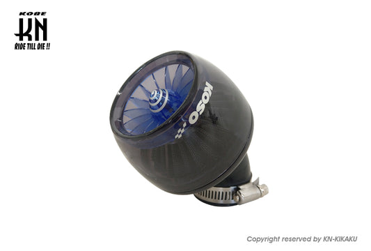 KOSO タービンパワーフィルター【ブラック/ブルー】KOSO別注モデル