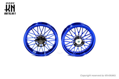 MOS 鍛造アルミホイール前後セット 【シグナスX 4/5型】ブルー【XR-14】