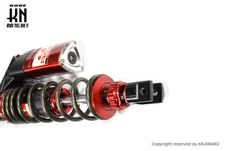 RCB 348-353mm リアショック減衰調整【XMAX250/300/PCX】DB-5【レッド/ブロンズ】