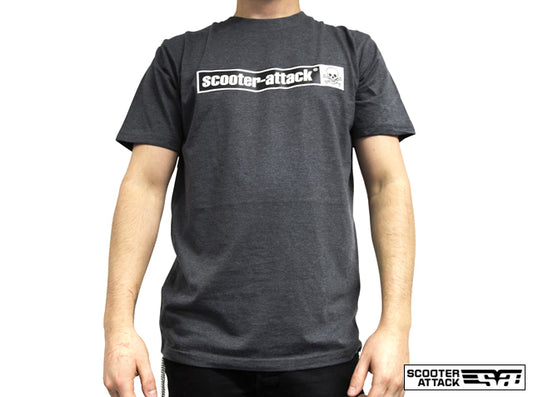 SCOOTER ATTACK Tシャツ グレー サイズL