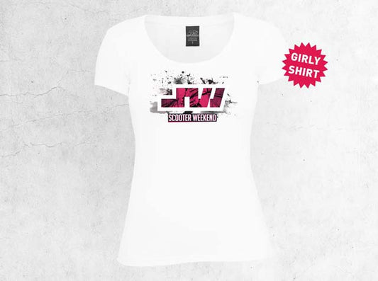 Scooter-Weekend 2013 Tシャツ(女性用) ホワイト サイズS