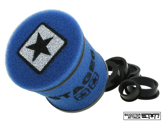 STAGE6 汎用エアフィルター小 【青】【55/49/45/42/35/28】mm