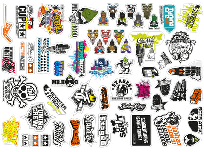 STAGE6【Sticker bomb pack SCOOTER-ATTACK,】 127枚セット