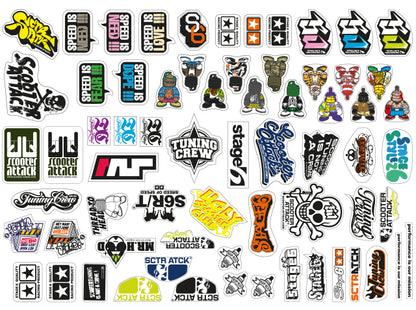 STAGE6【Sticker bomb pack SCOOTER-ATTACK,】 127枚セット