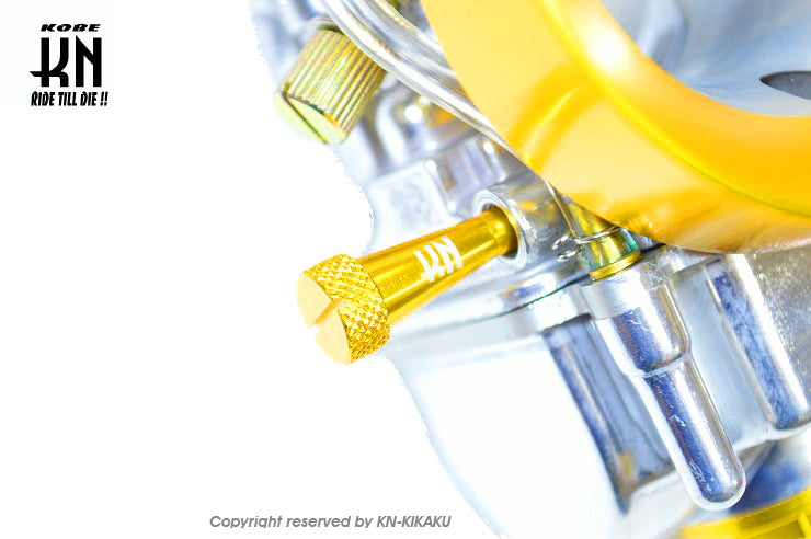 アルミCNCエアースクリュー【ゴールド】ビッグキャブ用