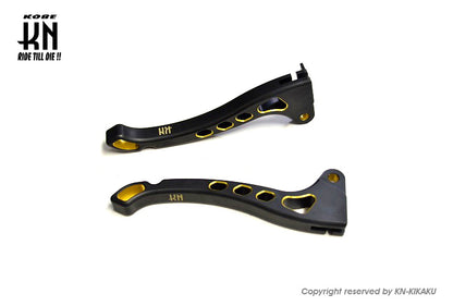 デュアルカラーレバータイプ3 【ジャイロX/TD01】マットブラック/ゴールド