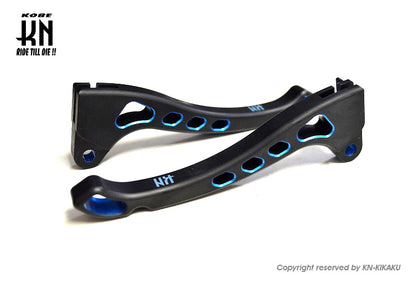 デュアルカラーレバータイプ3 【ジャイロX/TD01】マットブラック/ブルー