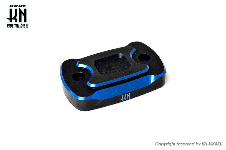 アルミCNCマスターシリンダーキャップ【マットブラック/ブルー】R25/MT25/XMAX250