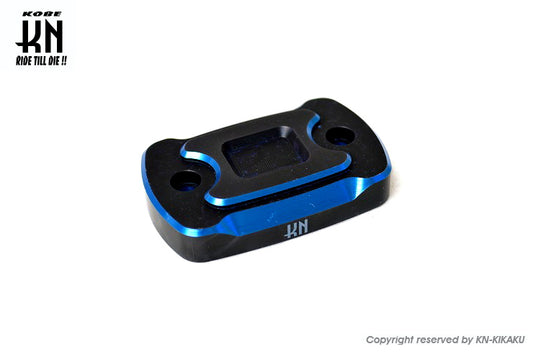 アルミCNCマスターシリンダーキャップ【マットブラック/ブルー】R25/MT25/XMAX250