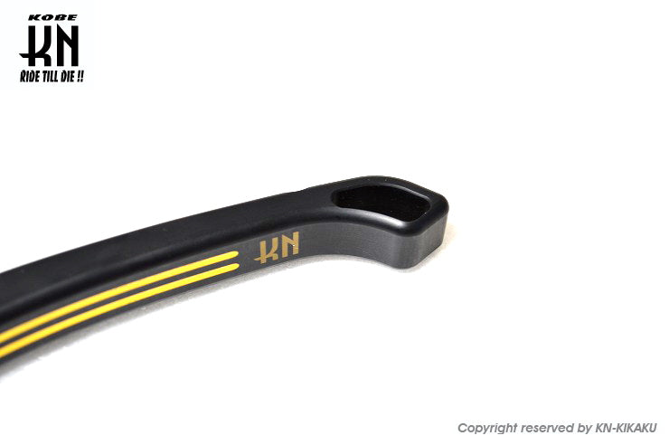 KN TKDデュアルカラーレバー【NMAX125/155】マットブラック/ゴールド