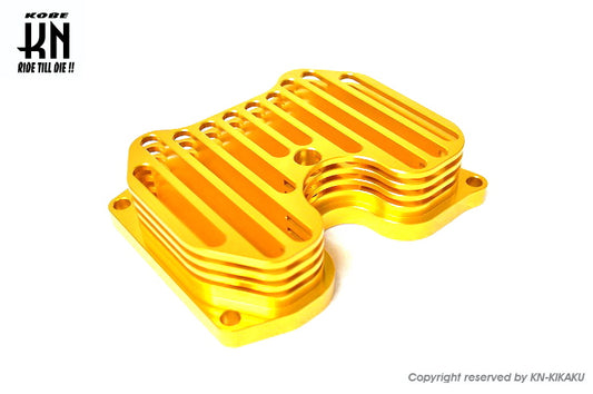 KN ビレットヘッドカバー【マジェスティS/SMAX/FORCE】ゴールド