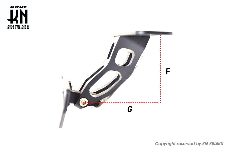 汎用アルミCNCリアフェンダーレスキット【ブルー】