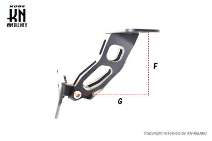 汎用アルミCNCリアフェンダーレスキット【グリーン】