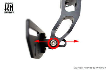 汎用アルミCNCリアフェンダーレスキット【ブルー】