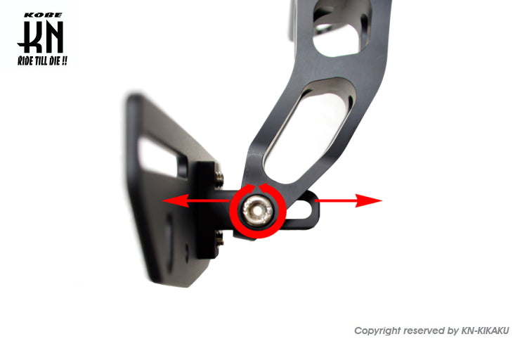 汎用アルミCNCリアフェンダーレスキット【シルバー】