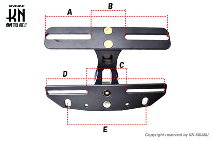 汎用アルミCNCリアフェンダーレスキット【ゴールド】