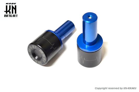 チャンピオンバーエンド【ブルー】RAPTOR BAR END