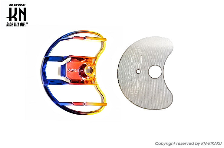 MOS軽量クランクケースカバー 【レインボーチタンルック2】シグナスX【4/5型】BWS125【2型】