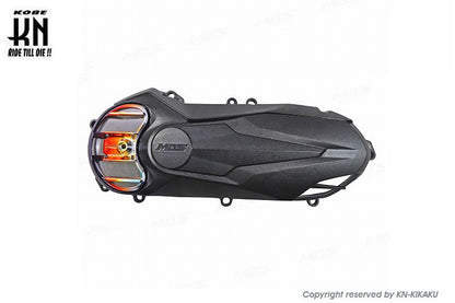 MOS 軽量クランクケースカバー 【レインボーチタンルック】シグナスX【4/5型】BWS125【2型】