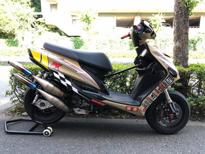 SHARKFACTORY L35/L35E 倒立フロントフォーク+専用アルミステム【カラー/スペックオーダー見積り】