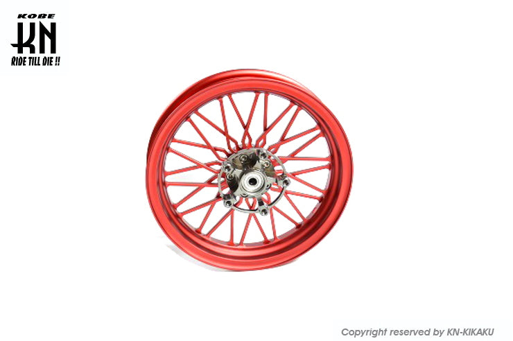 MOS 鍛造アルミホイール前後セット 【シグナスX 4/5型】ツヤ消しレッド【XR-14】