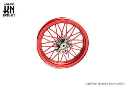 MOS 鍛造アルミホイール前後セット 【シグナスX 4/5型】ツヤ消しレッド【XR-14】