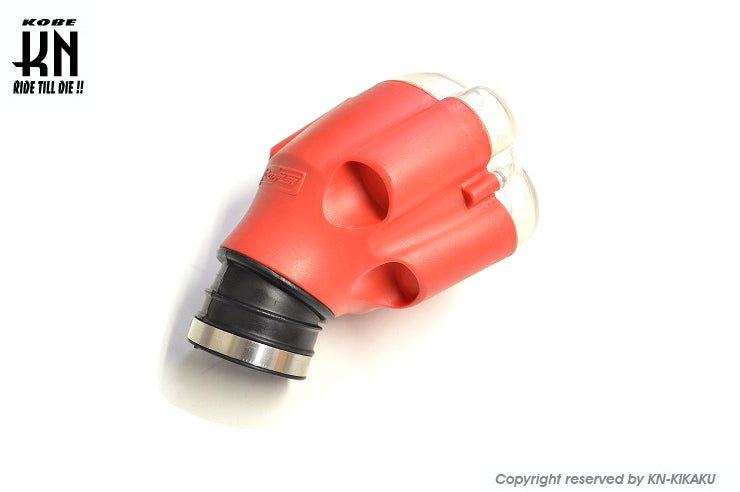 DOPPLER 汎用エアフィルターBOX【レッド】venturi【35mm】