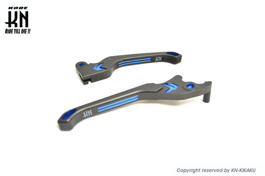 KNデュアルカラーレバー2【スウィッシュ】マットブラック/ブルー