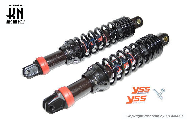 YSS シグナスX【1/2/3型】 DTGハイブリッドガスショック【ブラック】320mm