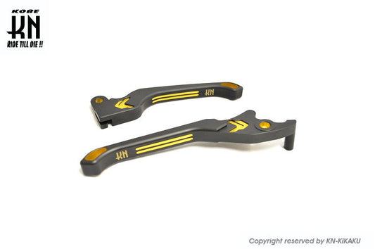 KNデュアルカラーレバー2【スウィッシュ】マットブラック/ゴールド