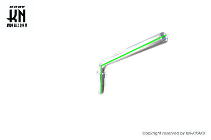 汎用アルミハンドルバー【22.2mm/ハイタイプ】ハンドルブレス付