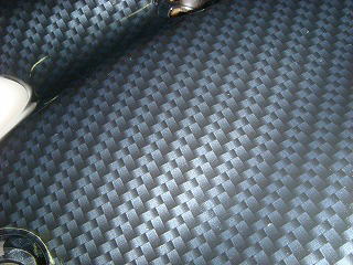 リモコンJOGZR リヤウイング　カーボン調