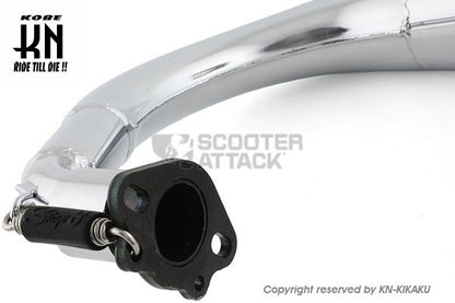 STAGE6 ユーロチャンバー【BWS50,3AA/SLIDER】50cc-70cc【カーボンサイレンサー】メッキ